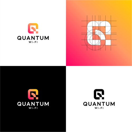 Q design with the title 'Quantum Wi-Fi'