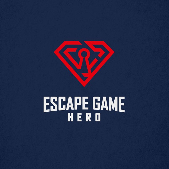 Escape logo with the title 'Bold hero logo'