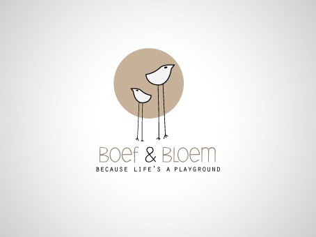 Childish design with the title 'Create the next logo for Boef & Bloem'