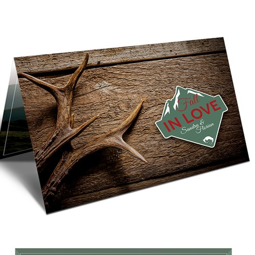 Marriage design with the title 'Wedding Invitation Card'