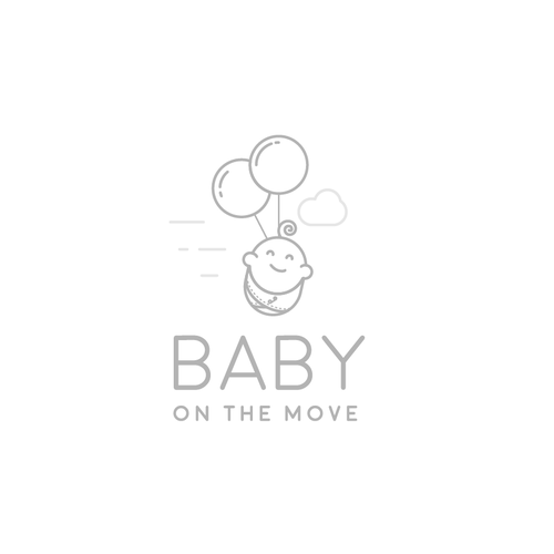 Mother design with the title 'Modern and stylish logo for a brand of baby products.'