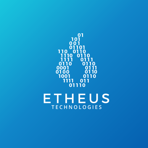 Flaming logo with the title 'Etheus Technology Logo'