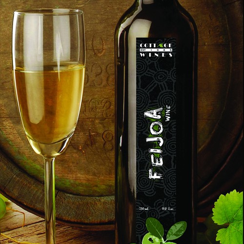 Traditional label with the title 'Cottage Wines'