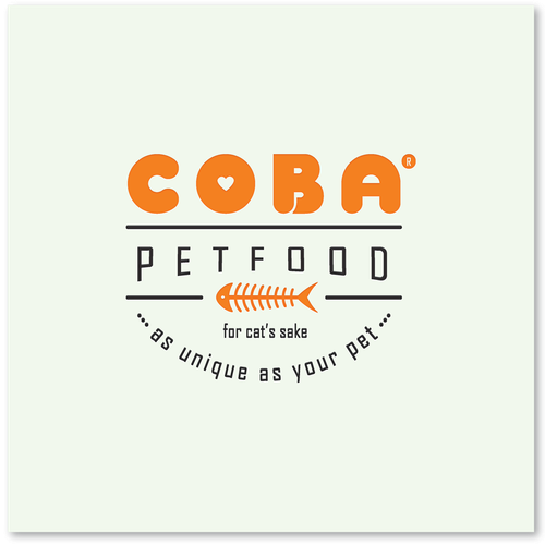 Funny brand with the title 'Create super petfood brand identity'