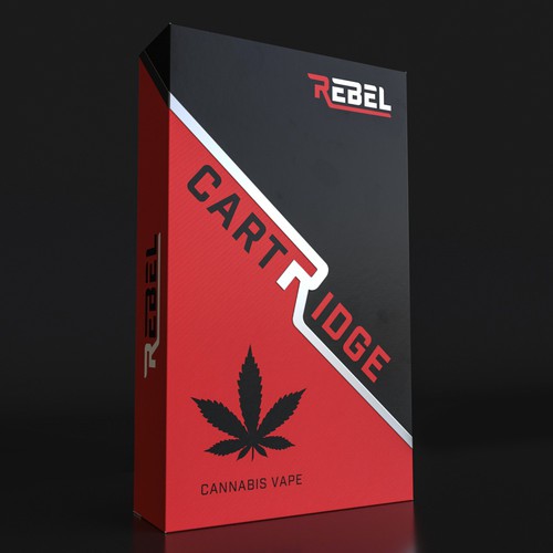 Retail label with the title 'cartridge cannabis vape'