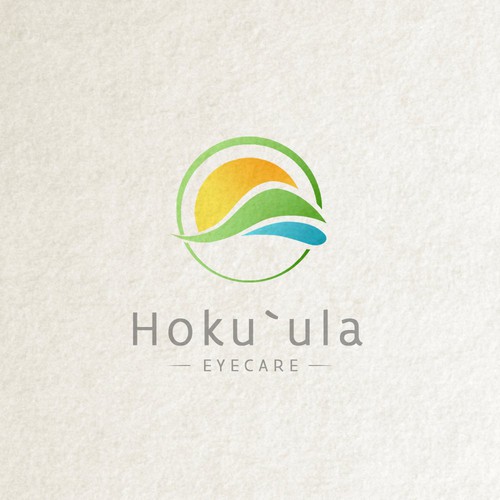 Eye care logo with the title 'Logo for Hawaiian company that provides eye care and eye wear.'