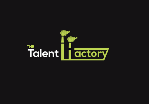 Factory logo with the title 'a logo for The Talent Factory (education and startup / (social) entrepreneurship trainings)'