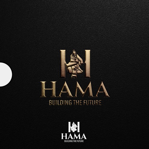 Saudi Arabian design with the title 'hama logo'