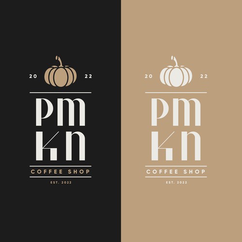 Pumpkin design with the title 'PMKN'
