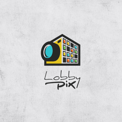 Camera logo with the title 'LobbyPix'