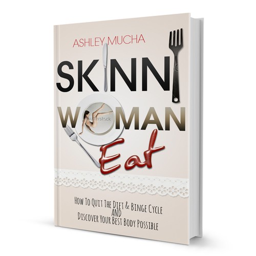 Diet design with the title 'Book cover'