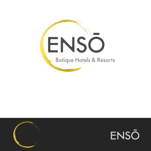 Resort logo with the title 'Logo concept for Enso'