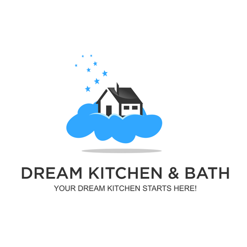 Dream logo with the title 'dream kitchen and bath'