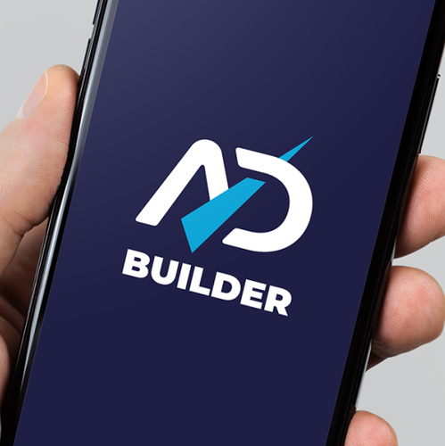 B2B logo with the title 'AD Builder Logo'