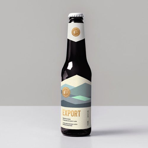 Craft label with the title 'beer label'