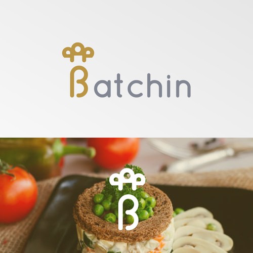 Culinary logo with the title 'Batchin 3'