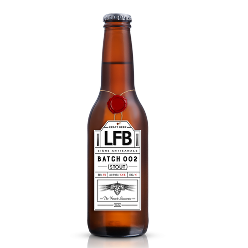 Craft label with the title 'LFB'