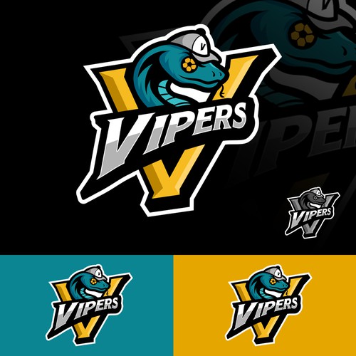 Viper logo with the title 'Vipers Sports'