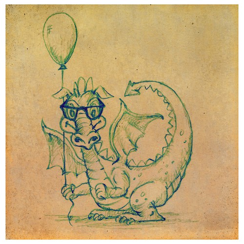 Dragon artwork with the title 'dragon'