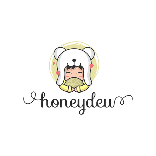 Warm logo with the title 'Warm logo for baby company'