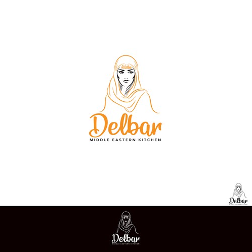 Woman brand with the title 'Delbar logo'