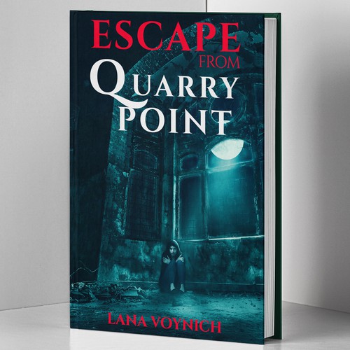 Killer design with the title 'Book cover for escpa from quarry point'