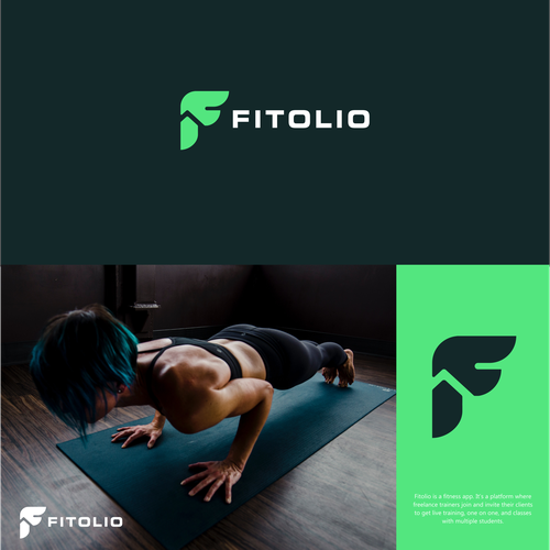 Fitness brand with the title 'Fitolio Logo | Fitness Logo | Fitness | F Fitness Logo | F Fitness | Fitness Icon | Fitness | F Home Logo | Logo'