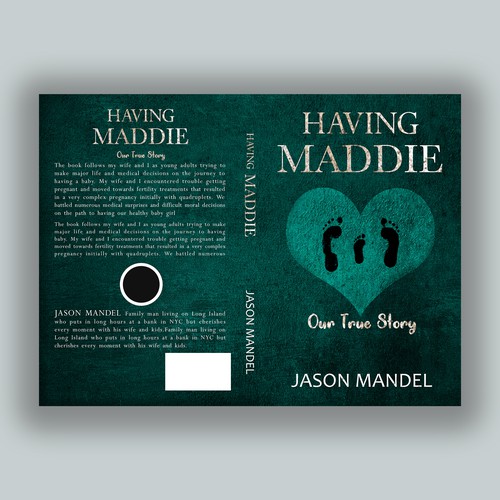 Romantic book cover with the title 'Having Maddie'