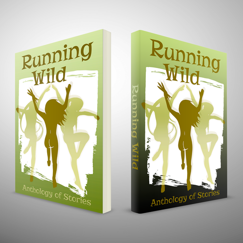 Drawing book cover with the title 'Book Cover - Anthology of Short Stories'