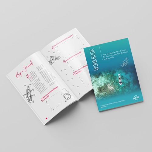 Layout design with the title 'Workbook Proposal'