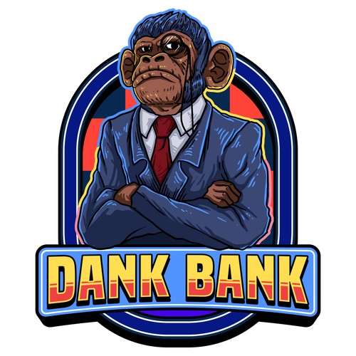 Bank design with the title 'Dank Bank'
