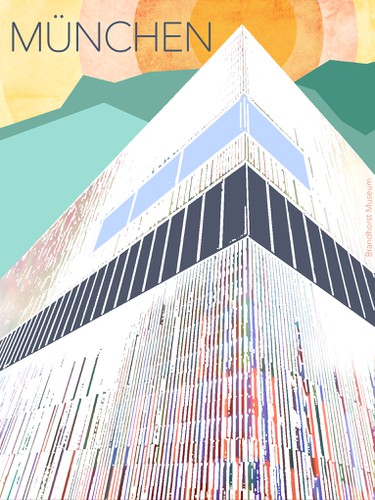 Poster artwork with the title 'concept poster for Munich poster'