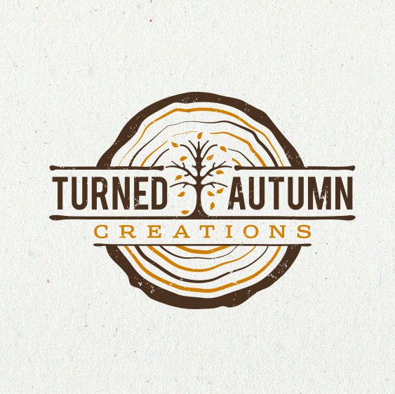 Word art logo with the title 'Logo for Turned Autumn Creations'