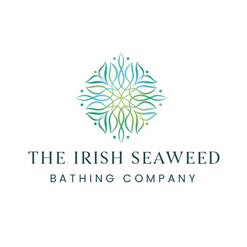 Irish design with the title 'Seaweed Bathing Logo'