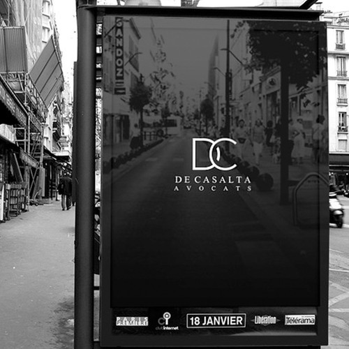 Performance design with the title 'Classic logo design with letter characters'