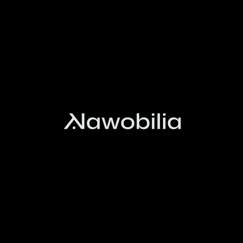 Real estate logo with the title 'Nawobilia'