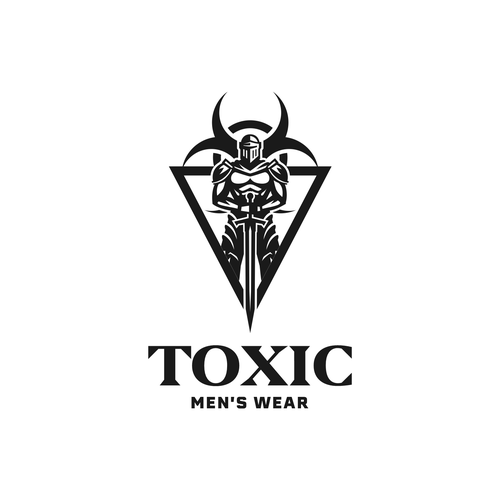 Knight logo with the title 'Toxic Men's Wear'