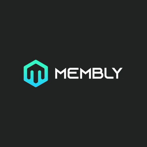 Cubic logo with the title 'Modern Logo For Membly'