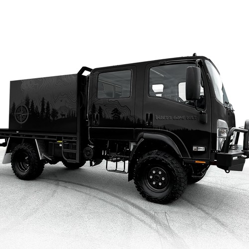 Off-road design with the title 'Adventure Custom Wrap'