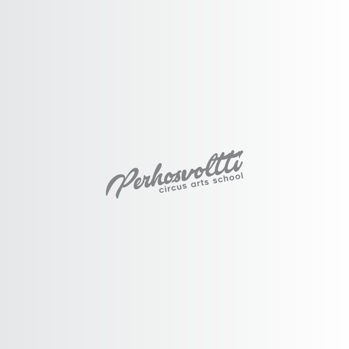 Circus logo with the title 'Perhosvoltti'