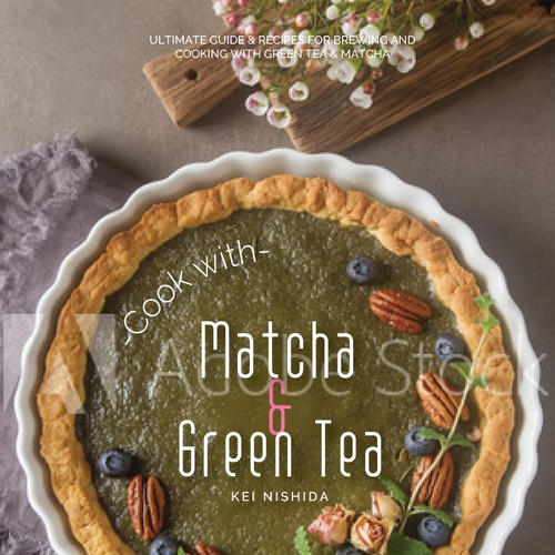 Cookbook design with the title 'Concept for cookbook cover 2'