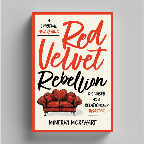Book cover with the title 'Red Velvet Rebellion '