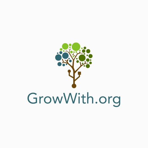 Growing design with the title 'Logo for children enrichment programs leveraged by teacher's passion'