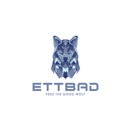 Kick-ass logo with the title 'Badass concept for ETTBAD company'
