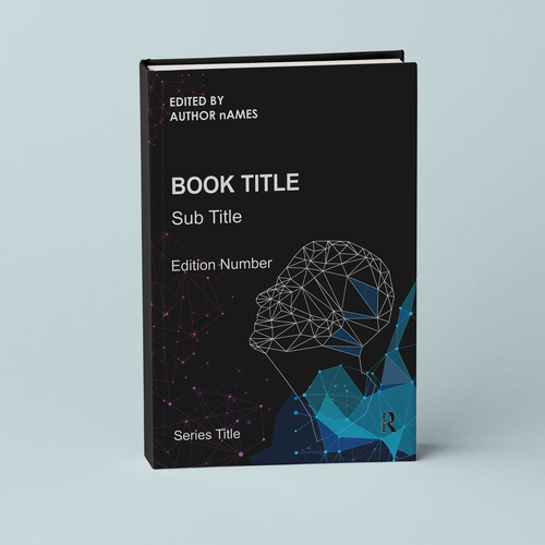 Cover illustration with the title 'Psychology textbook cover'