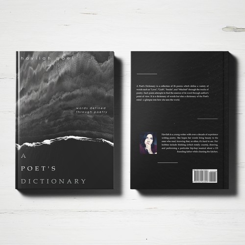 Black and white book cover with the title 'A Poet's Dictionary'