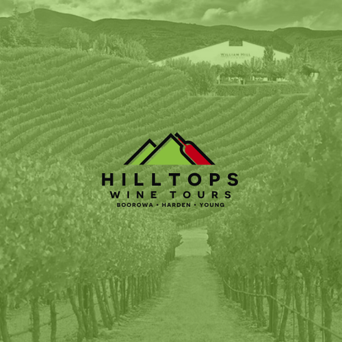 Tour logo with the title 'Hilltops Wine Tours logo'