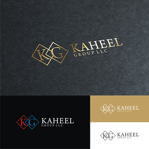 Royal design with the title 'KAHEEL GROUP LLC - LOGO'