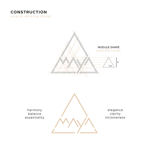 Pyramid logo with the title 'MAYA'