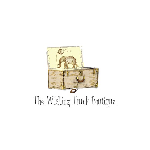 Dandelion design with the title 'Vintage logo for a boutique'